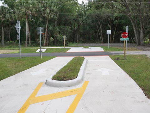 Florida biking, East Central Rail Trail, Maytown