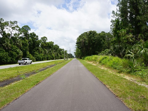 Florida biking, East Central Rail Trail, Maytown