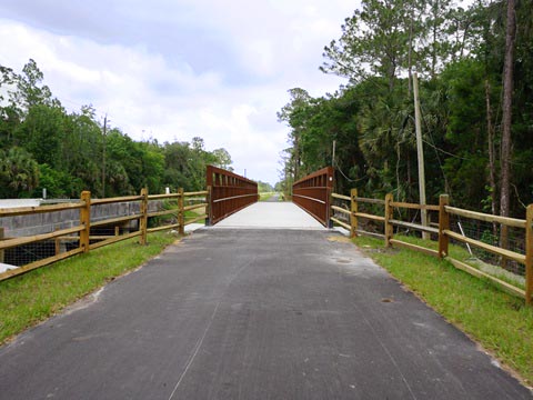 Florida biking, East Central Rail Trail, Maytown