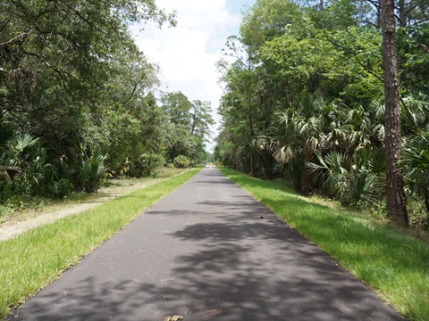 Florida biking, East Central Rail Trail, Maytown