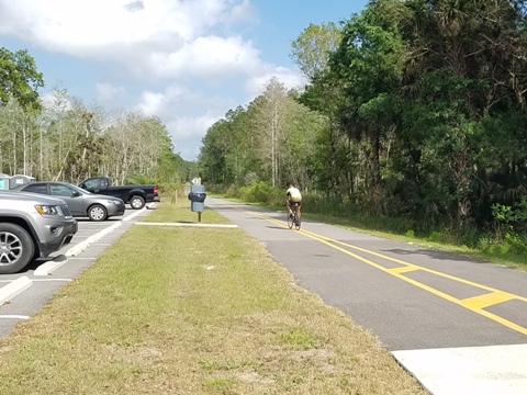 Florida biking, East Central Rail Trail, Maytown