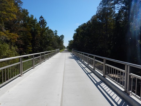 Florida biking, East Central Rail Trail, Maytown