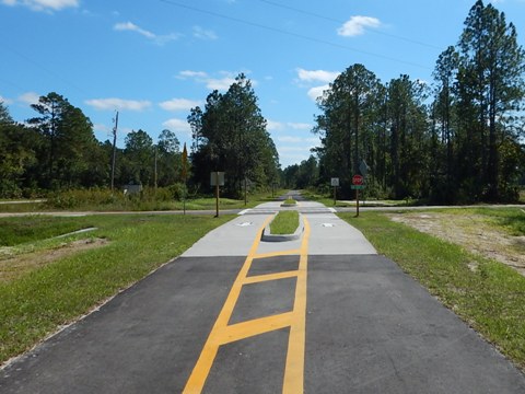 Florida biking, East Central Rail Trail, Maytown