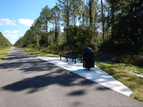 Florida biking, East Central Rail Trail, Maytown