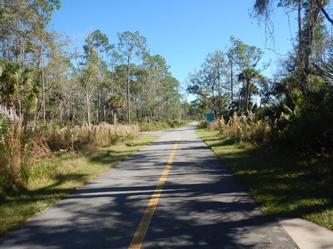 Florida biking, East Central Rail Trail, Maytown