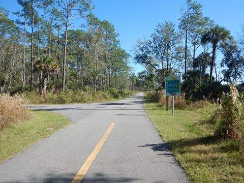 Florida biking, East Central Rail Trail, Maytown