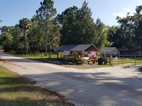 Florida biking, East Central Rail Trail, Maytown