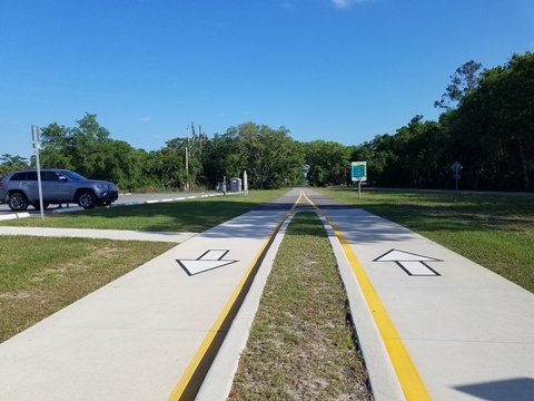 Florida biking, East Central Rail Trail, Titusville