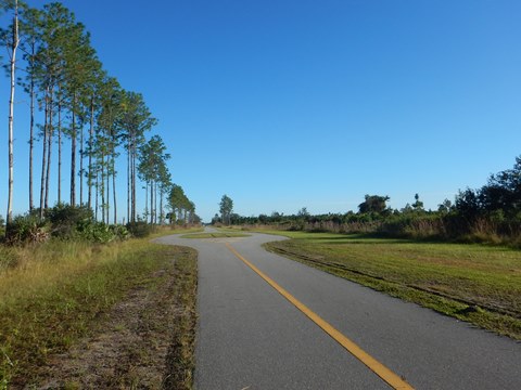 Florida biking, East Central Rail Trail, Titusville