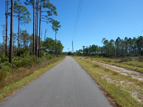 Florida biking, East Central Rail Trail, Titusville