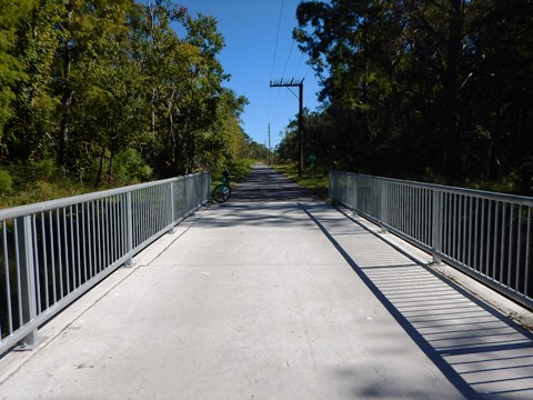 Florida biking, East Central Rail Trail, Titusville