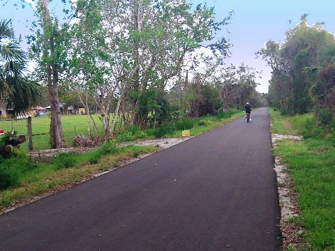 Florida biking, East Central Rail Trail, Titusville