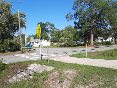 Florida biking, East Central Rail Trail, Titusville