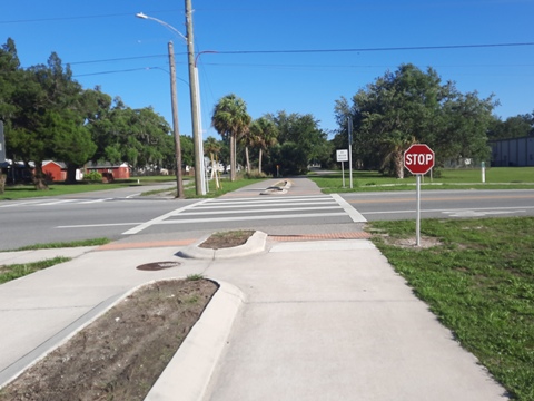 Florida biking, East Central Rail Trail, Titusville