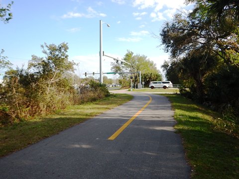 Florida biking, East Central Rail Trail, Titusville