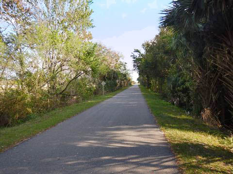 Florida biking, East Central Rail Trail, Titusville