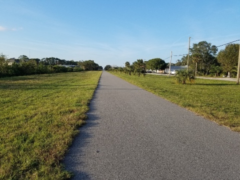 Florida biking, East Central Rail Trail, Titusville