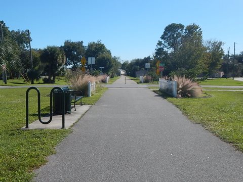 Florida biking, East Central Rail Trail, Titusville