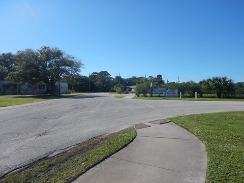 Florida biking, East Central Rail Trail, Titusville