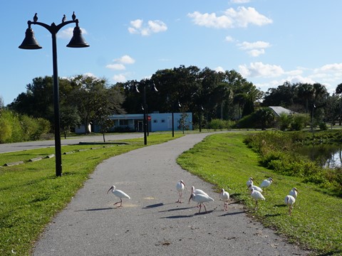 Florida biking, East Central Rail Trail, Titusville