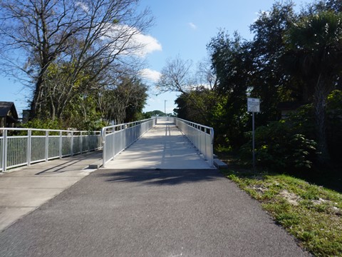 Florida biking, East Central Rail Trail, Titusville