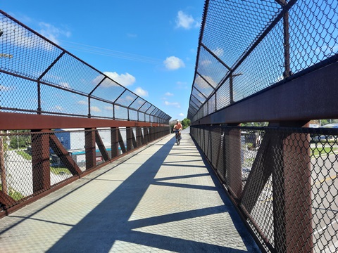 Florida biking, East Central Rail Trail, Titusville