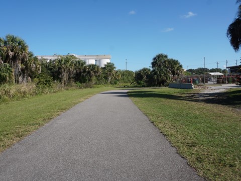 Florida biking, East Central Rail Trail, Titusville