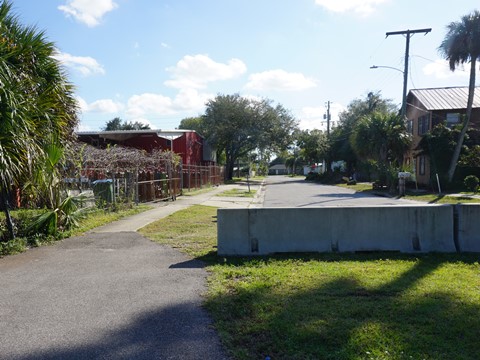 Florida biking, East Central Rail Trail, Titusville