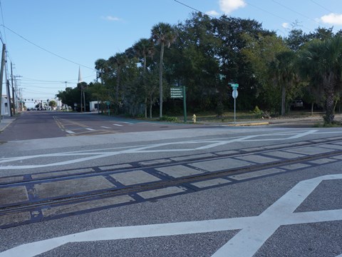 Florida biking, East Central Rail Trail, Titusville