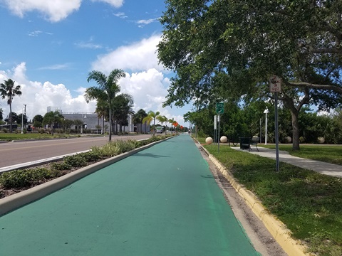 Florida biking, East Central Rail Trail, Titusville