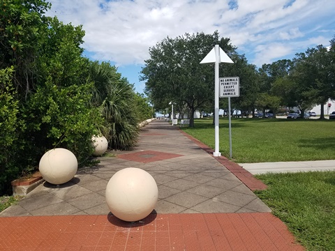 Florida biking, East Central Rail Trail, Titusville