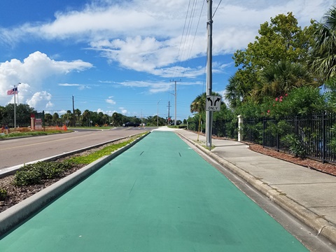 Florida biking, East Central Rail Trail, Titusville