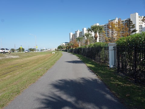 Florida biking, East Central Rail Trail, Titusville