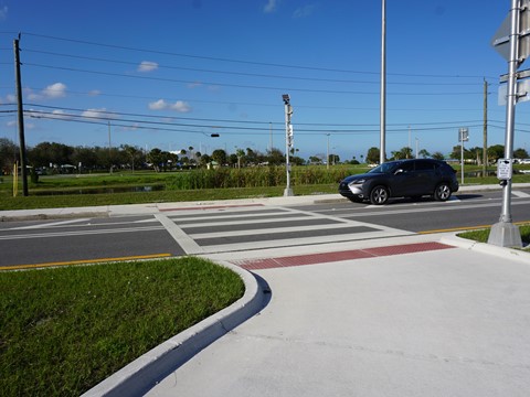 Florida biking, East Central Rail Trail, Titusville