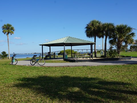 Florida biking, East Central Rail Trail, Titusville