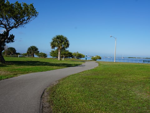 Florida biking, East Central Rail Trail, Titusville