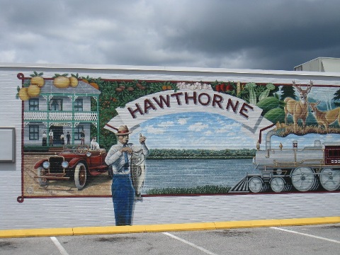 Gainesville-Hawthorne Trail, Hawthorne