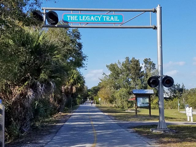 Venice Legacy Trail, Venice FL biking