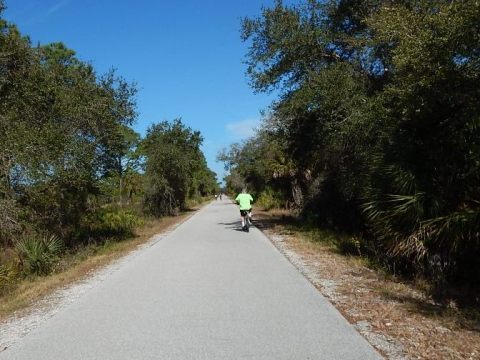 Legacy Trail, Venice to Sarasota, FL biking