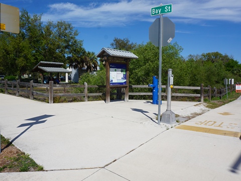 Legacy Trail, Venice to Sarasota, FL biking