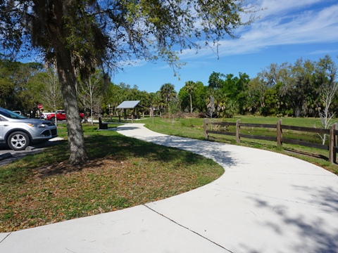 Legacy Trail, Venice to Sarasota, FL biking