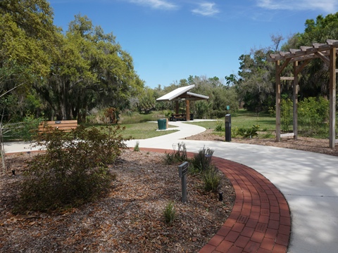 Legacy Trail, Venice to Sarasota, FL biking