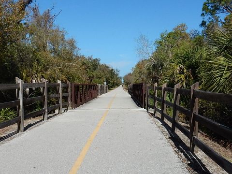 Legacy Trail, Venice to Sarasota, FL biking