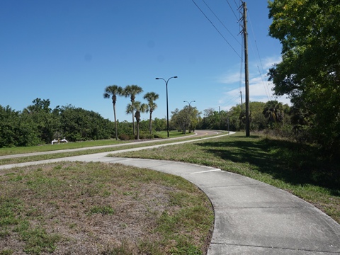 Legacy Trail, Venice to Sarasota, FL biking