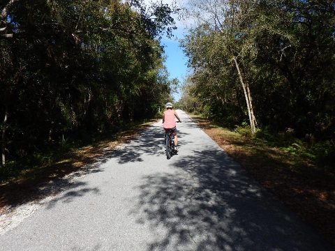 Legacy Trail, Venice to Sarasota, FL biking