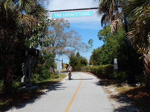 Venice Legacy Trail, Venice FL biking