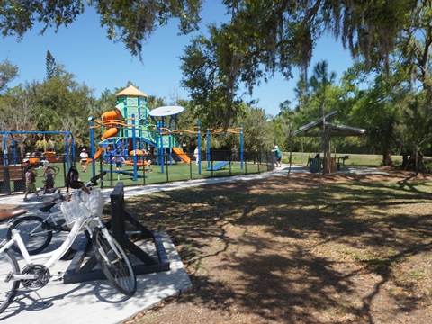 Legacy Trail, Venice to Sarasota, FL biking