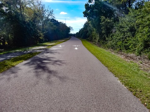 Legacy Trail, Venice to Sarasota, FL biking