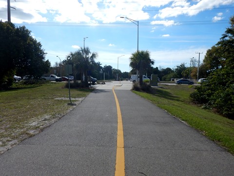 Legacy Trail, Venice to Sarasota, FL biking