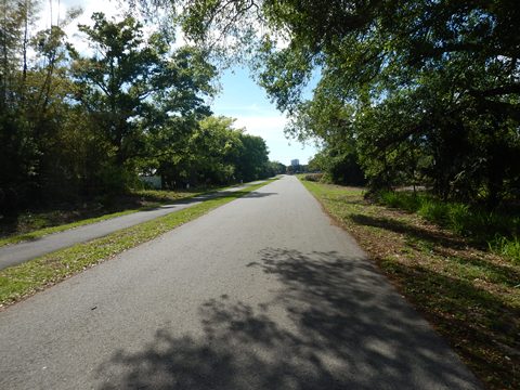 Legacy Trail, Venice to Sarasota, FL biking